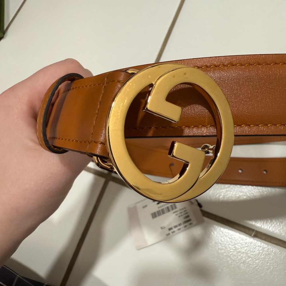 Gucci Blondie Belt Cognac 115cm - Picture 5 of 7